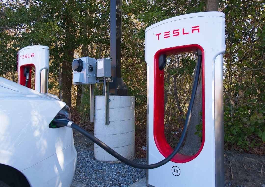 Photo Electric vehicle charging station